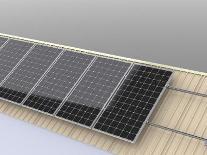 彩鋼瓦屋頂太陽(yáng)能光伏支架（平鋪）